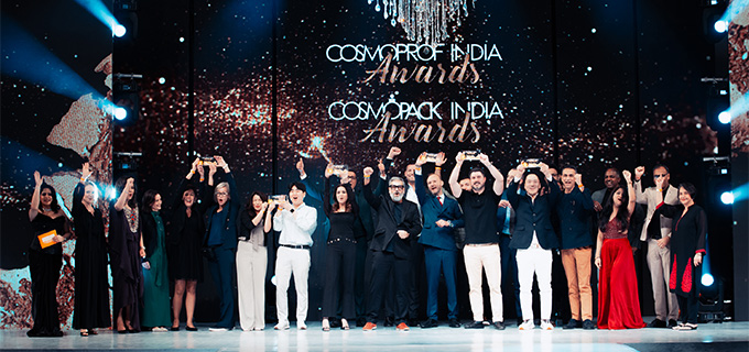 DISCOVER THE WINNERS OF THE 2025 EDITION OF COSMOPROF & COSMOPACK INDIA AWARDS